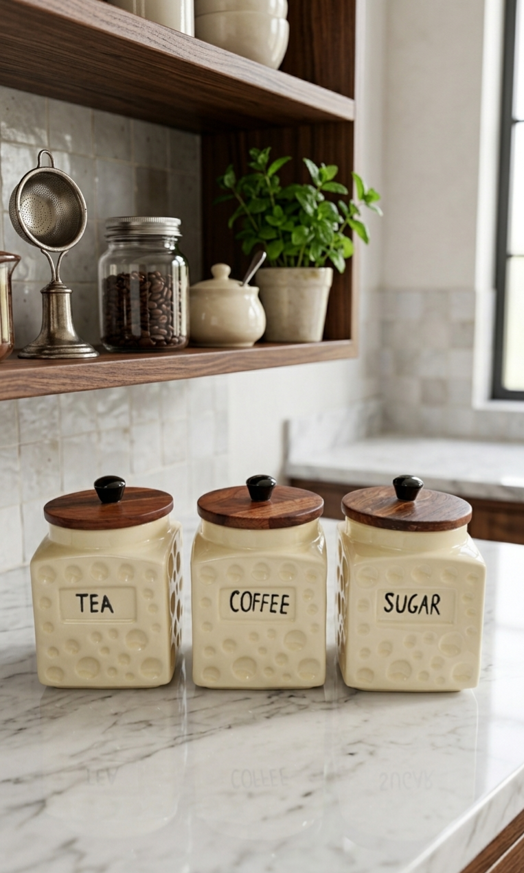 Tea Coffee Sugar Jars