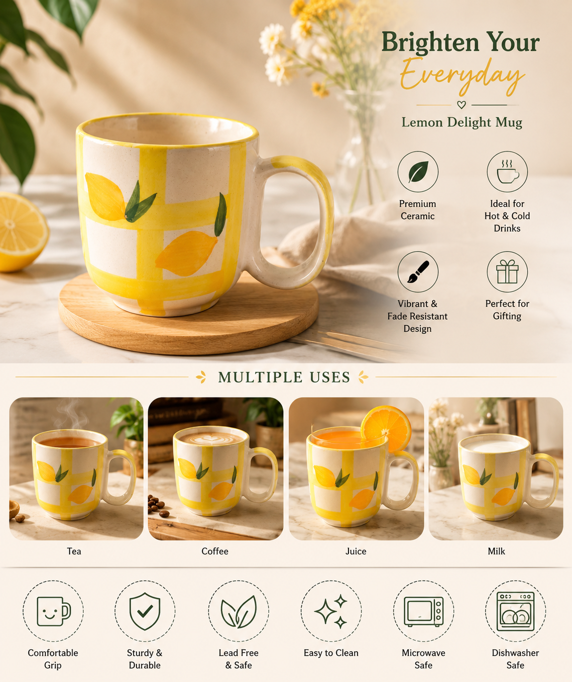 The Sunny Picnic Citrus Cup view 3
