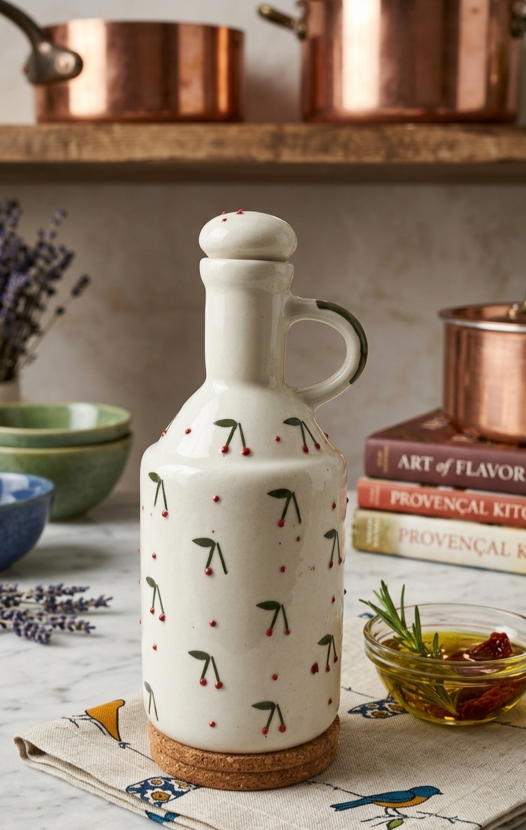 Handcrafted Ceramic Oil Dispenser