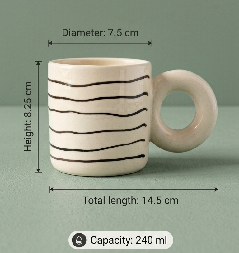 ​The Wavy Loop Mug view 4
