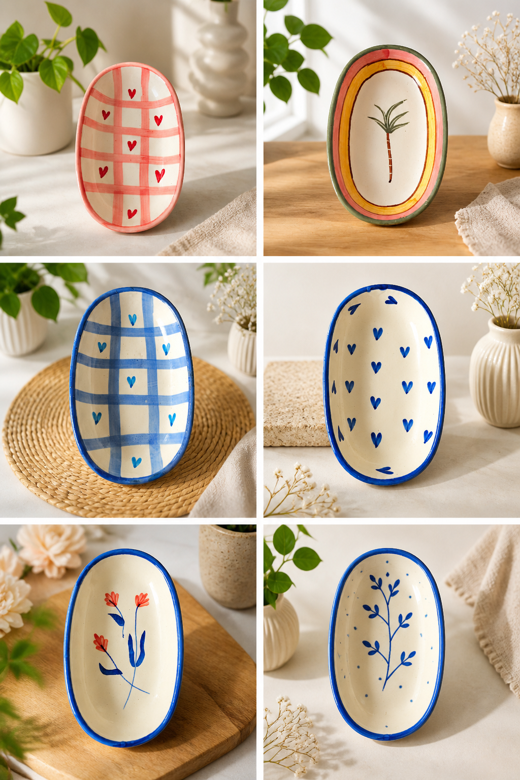 The Whimsical Oval Trinket Dish Collection
